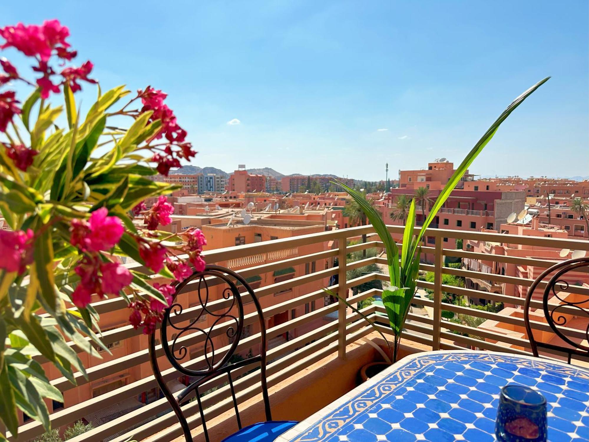 Appart Majorelle Terrasse Wifi Centre Ville Маракеш Екстериор снимка